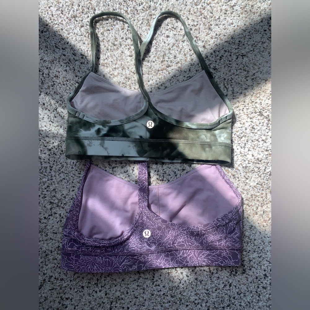 Two lululemon sports bras
